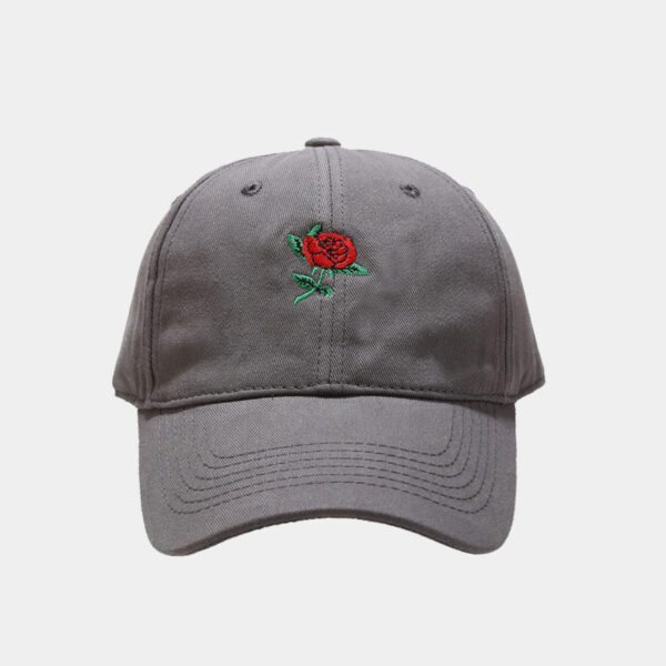 6O1CN01yyb2HI2AbGnHo5pba_!!2496528221-0-cib 2026 New Rose Embroidery Soft Top Baseball Cap Show Face Small Men And Women Street Elegant Peaked Cap Fashion All-match