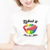 Red Mouth Lip Kiss T Shirt
