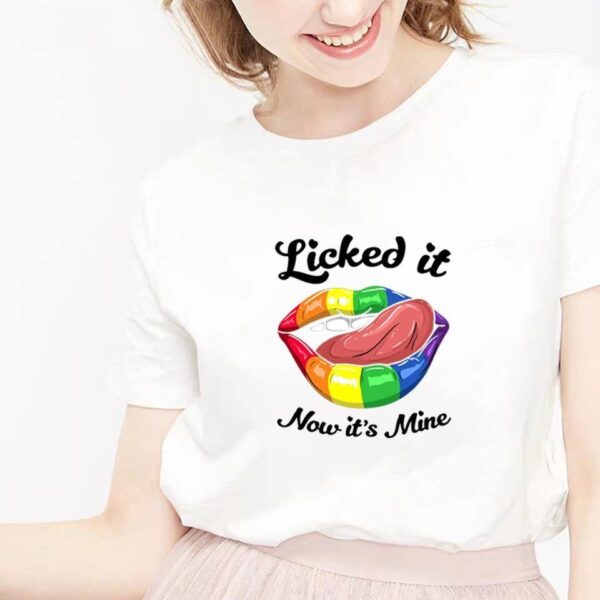 Red Mouth Lip Kiss T Shirt