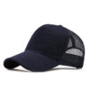 Five-piece Light Board Solid Color Hat Men's Summer Mesh Cap Breathable Baseball Cap Travel Advertising Cap All-match Peaked Cap Women's Tide