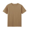 High-count Pure Cotton Short-sleeved Men's Bottoming Shirt 220g Solid Color 40-count Cultural Shirt Work Clothes White T Men