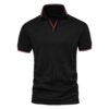 V-neck POLO Shirt Overalls Short-sleeved Top Men