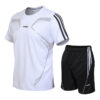 Quick-drying Men's Running Suit Short-sleeved Shorts Round Neck T-shirt Breathable Loose Fitness Large Size Outdoor Sports Suit
