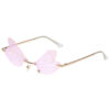 Dragonfly Wings Sunglasses Female Prom Catwalk Exaggerated Gradient Sunglasses Cross-border Ins Net Red Glasses