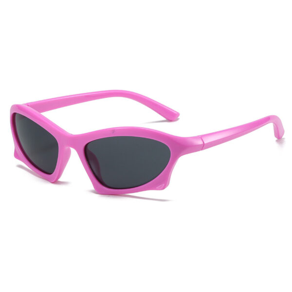 Modern Retro Geometric Sunglasses Trendy Street Shooting INS Style Poster Sunglasses Female