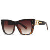 New Fashion Big Frame Cat Eye Unisex Sunglasses Trendy Cross-border Sunglasses