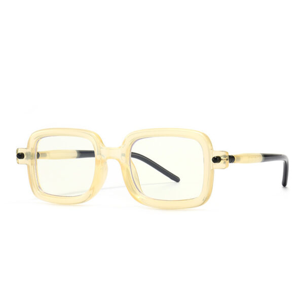Thick Frame Sunglasses Male Square Frame Anti-Blue-Ray Sunglasses