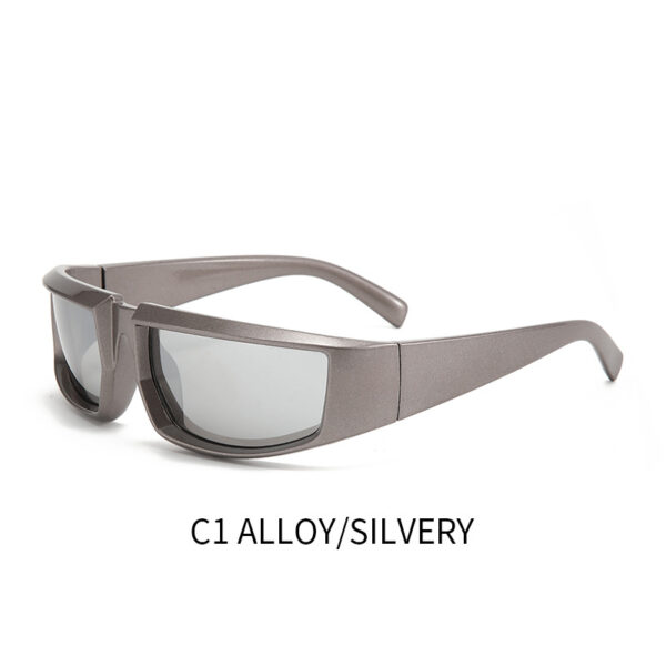 2026 European And American New Personality Big Frame Sunglasses Cycling Sports Trend Sunglasses For Men Cross-border Sunglasses