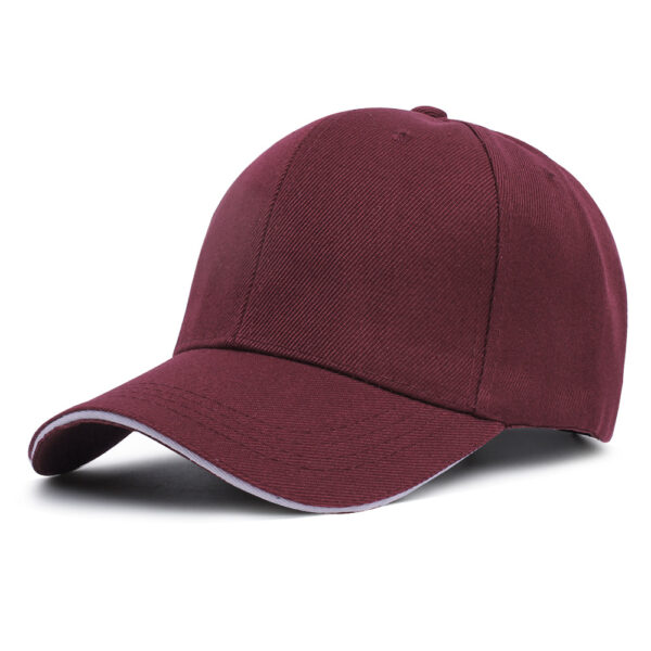 Event Promotion Printing Embroidery Logo Sandwich Polyester Cotton Baseball Cap Sun Protection Sun Panel Hat Peaked Cap