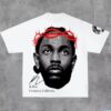 American Hip-Hop Character Print T-Shirt Casual Fashion Oversized T-Shirt Harajuku Gothic Retro Men's T-Shirt