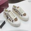 G Brand Letter Retro Canvas Shoes, Casual Versatile Women's Thick-Soled Height-Increasing Sneakers