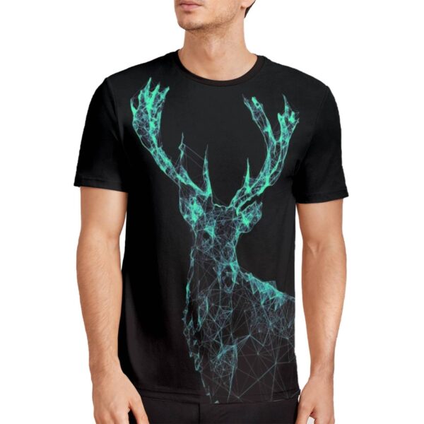 T-shirt Men's Clothing Heat Transfer Digital Printed T-shirt Heavy Spring And Autumn Trend Men's Bottoming Cotton T-shirt
