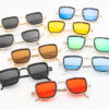 New Classic Unisex Sunglasses Thick Edge Metal Frame Trend Outdoor Fashion Sunglasses