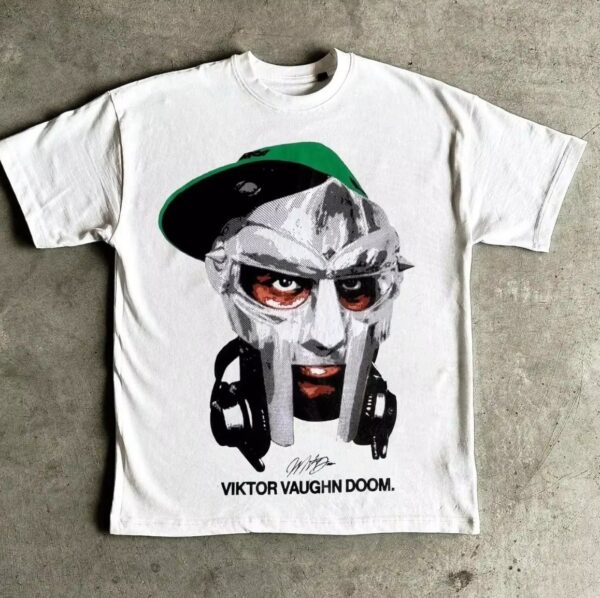 American Hip-Hop Character Print T-Shirt Casual Fashion Oversized T-Shirt Harajuku Gothic Retro Men's T-Shirt