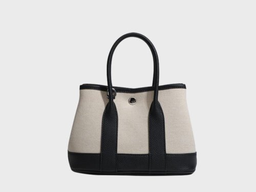 Color-Blocking Garden Bag With A High-End Feel, Women's Canvas Handbag, New Model, Commuter Shoulder Mini Crossbody Bag For Women
