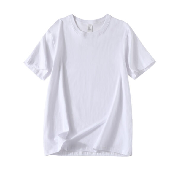 T-shirt Men's Clothing Heat Transfer Digital Printed T-shirt Heavy Spring And Autumn Trend Men's Bottoming Cotton T-shirt