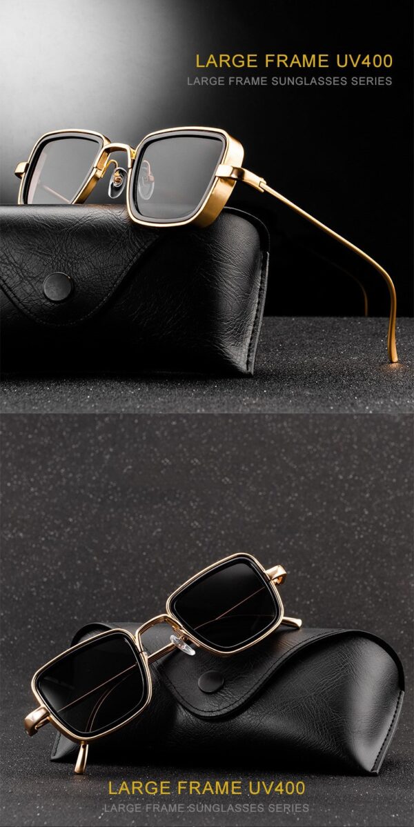 New Classic Unisex Sunglasses Thick Edge Metal Frame Trend Outdoor Fashion Sunglasses