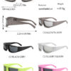 2026 European And American New Personality Big Frame Sunglasses Cycling Sports Trend Sunglasses For Men Cross-border Sunglasses
