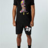 Basketball Printed T-shirt Shorts Men's New Loose Casual T-shirt Set