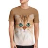 T-shirt Men's Clothing Heat Transfer Digital Printed T-shirt Heavy Spring And Autumn Trend Men's Bottoming Cotton T-shirt