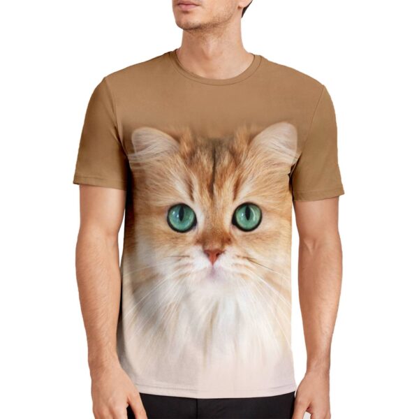 T-shirt Men's Clothing Heat Transfer Digital Printed T-shirt Heavy Spring And Autumn Trend Men's Bottoming Cotton T-shirt