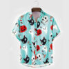 Men Vintage Shirt Summer Hawaiian Short Sleeve Shirt Oversiz