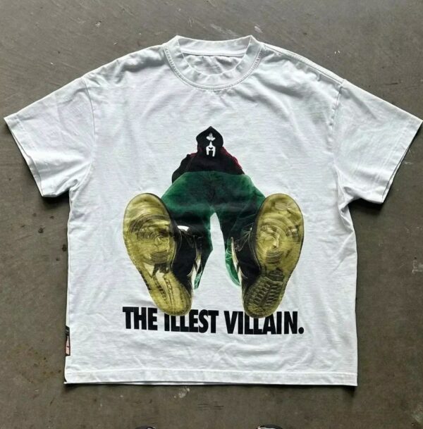American Hip-Hop Character Print T-Shirt Casual Fashion Oversized T-Shirt Harajuku Gothic Retro Men's T-Shirt