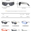 Integrated Sunglasses European And American Fashion Net Red Glasses Personality Exquisite Light Luxury Sunglasses