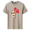 Short Sleeve T-Shirt Men's Trend New Loose Half Sleeve Top Printed T-Shirt