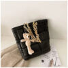 Thick Chain Tote Bags for Women Leather Big Shoulder Bag Ladies Large Capacity Shopper Purse Luxury Handbag