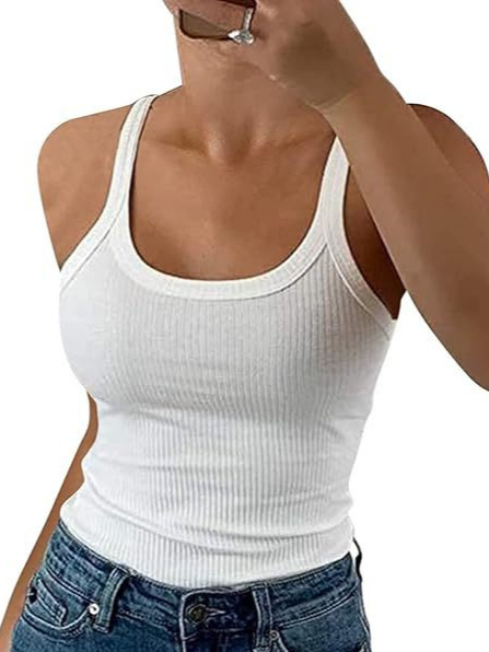 Spice Girl Camisole Women's Summer Outer Wear Pullover Top Inner Wear Sports Street European And American Style Women's Wear