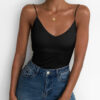 New Solid Color Slip Base Shirt Slim-fit Small Vest Women's Slip Top Outer Wear