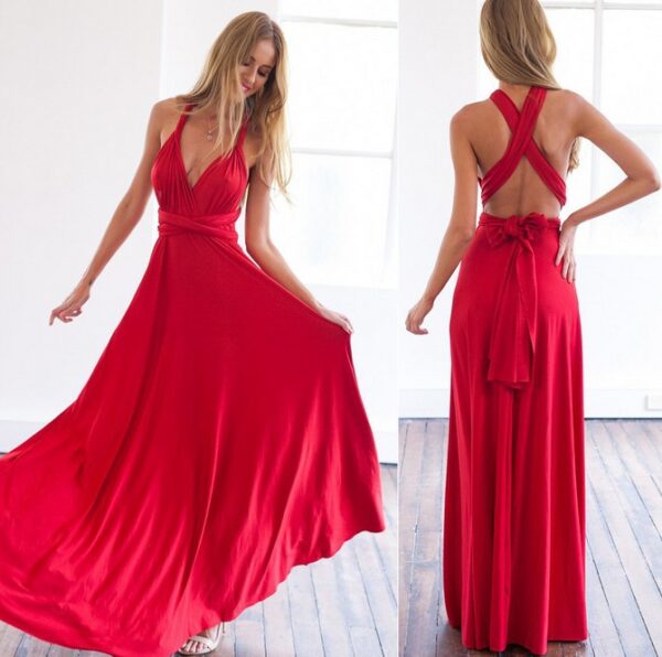 Backless Strap Dress Long Dress Dress