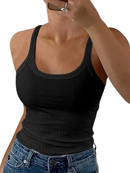 Spice Girl Camisole Women's Summer Outer Wear Pullover Top Inner Wear Sports Street European And American Style Women's Wear
