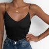New Solid Color Slip Base Shirt Slim-fit Small Vest Women's Slip Top Outer Wear