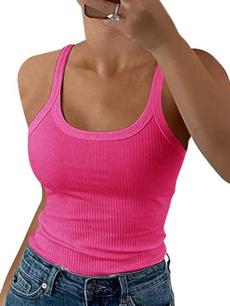Spice Girl Camisole Women's Summer Outer Wear Pullover Top Inner Wear Sports Street European And American Style Women's Wear