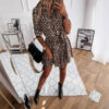 Fashion Printed Shirt Skirt Dress Women