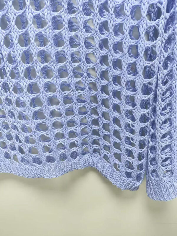 Knitted Sweater For Women Spring And Summer Beach Cover-up Top
