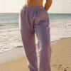 Polyester Embroidered Sweatpants
