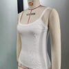 Spice Girl Camisole Women's Summer Outer Wear Pullover Top Inner Wear Sports Street European And American Style Women's Wear