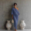 Cotton And Linen Long Dress