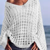 Knitted Sweater For Women Spring And Summer Beach Cover-up Top