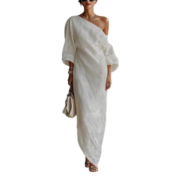 Cotton And Linen Long Dress