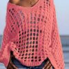 Knitted Sweater For Women Spring And Summer Beach Cover-up Top