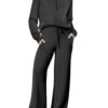 Polyester Casual Sports Suit Zipper Long-Sleeved Sweatshirt