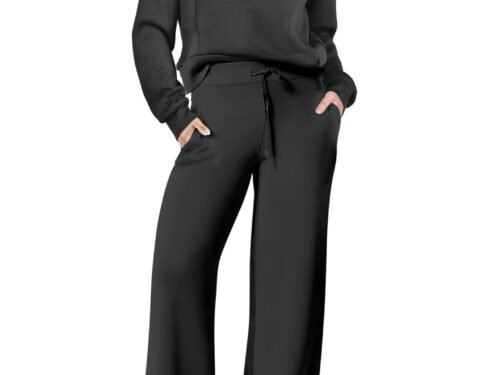 Polyester Casual Sports Suit Zipper Long-Sleeved Sweatshirt