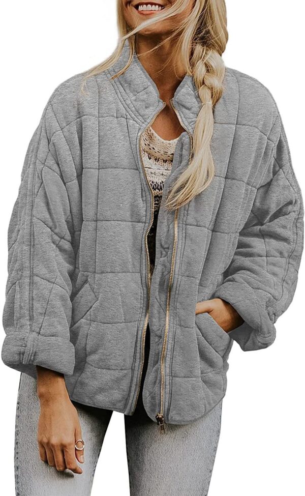 Silk-like fabric Cotton-padded Jacket 2026 European And American Women's Loose Long Sleeve Pocket Jacket