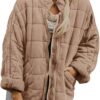 Silk-like fabric Cotton-padded Jacket 2026 European And American Women's Loose Long Sleeve Pocket Jacket