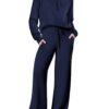 Polyester Casual Sports Suit Zipper Long-Sleeved Sweatshirt