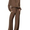 Polyester Casual Sports Suit Zipper Long-Sleeved Sweatshirt